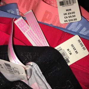 6 pairs of PINK panties